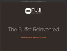 Tablet Screenshot of fujisushibuffet.com